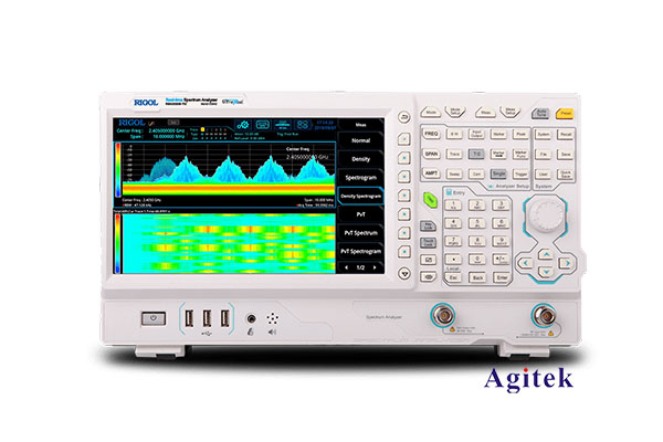  普源RSA3015E頻譜分析儀如何看正負線性調頻信號？