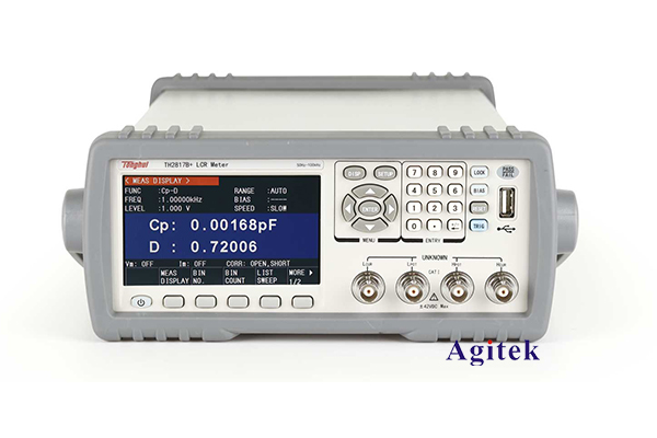 同惠TH2810B+精密LCR數(shù)字電橋如何測試晶振？(圖1)