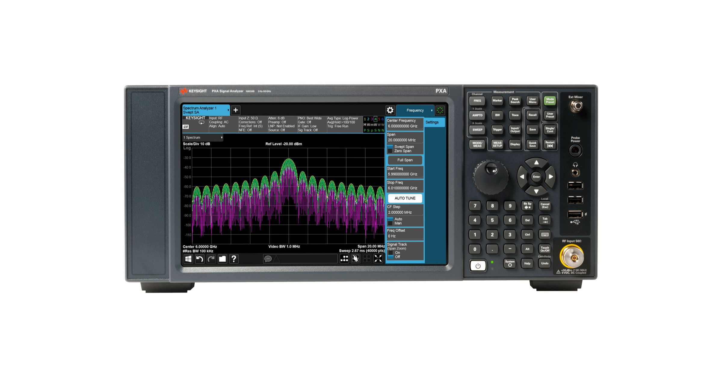 如何使用是德N9030B頻譜分析儀測量小功率信號?(圖1)