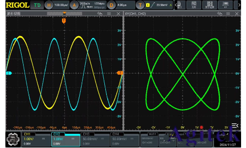 普源示波器測量相位差的方法(圖6)