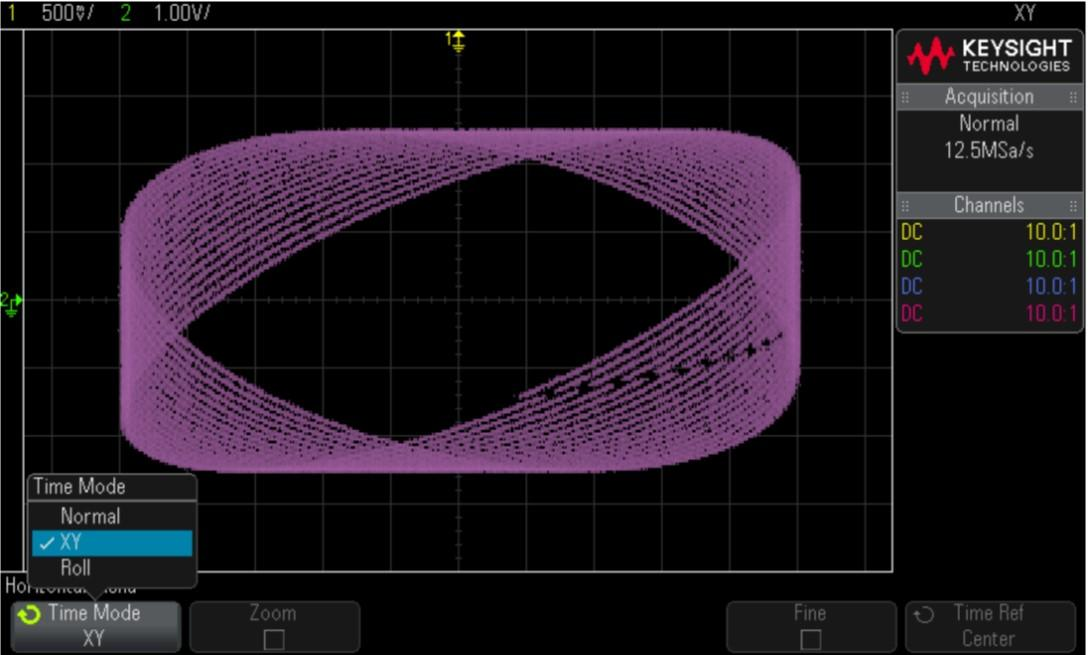 如何使用示波器對相位延遲的正弦波執行雙通道測量?(圖7)