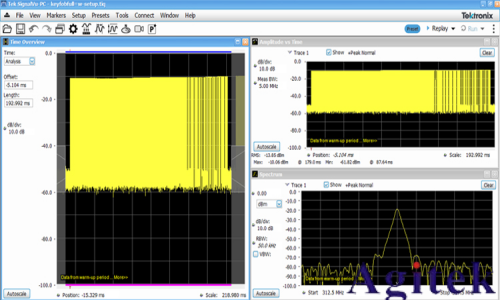 泰克4、5和6系列示波器使用跨域和多通道信號(hào)分析進(jìn)行嵌入式RF測(cè)試(圖2)