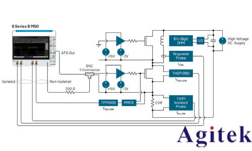使用泰克5/6系列MSO內置任意波形發生器進行功率半導體器件的雙脈沖測試