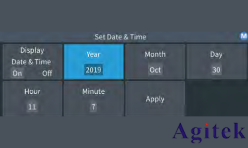 泰克示波器TBS2000X系列設(shè)置時(shí)間手冊(圖3)