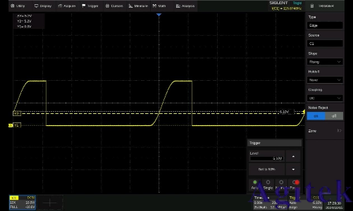 觸發電平與沿相交,但沒有實際觸發信號該怎么設置?(圖4)