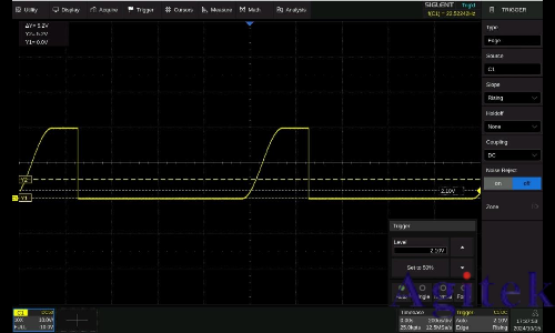 觸發電平與沿相交,但沒有實際觸發信號該怎么設置?(圖6)
