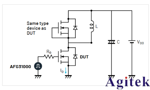 使用示波器和任意函數發生器對功率半導體器件進行雙脈沖測試(圖5)