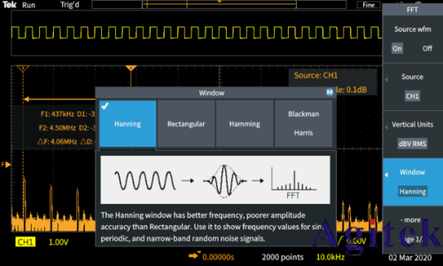 泰克TBS1000C 系列數(shù)字存儲示波器(圖6)