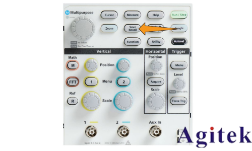 泰克TBS1000C 系列示波器如何保存數據(圖1)