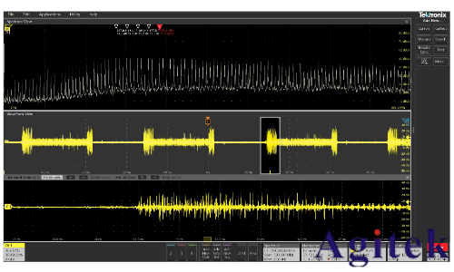 使用泰克4、5和6系列混合信號示波器逐步排除電磁干擾(圖12)