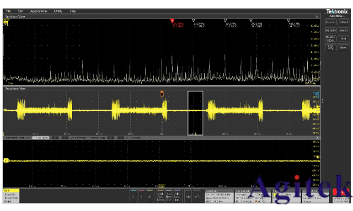 使用泰克4、5和6系列混合信號示波器逐步排除電磁干擾(圖11)