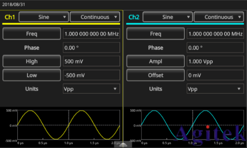 泰克AFG31000 系列信號(hào)發(fā)生器如何打開或保存任意波形