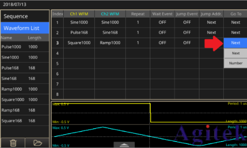 泰克AFG31000 系列任意函數發(fā)生器如何使用高級模式(圖6)