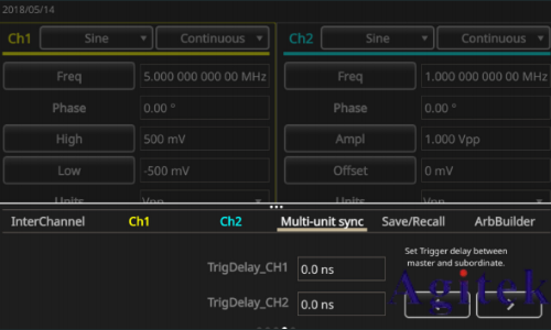 泰克AFG31000系列信號發生器如何同步多臺儀器(圖4)