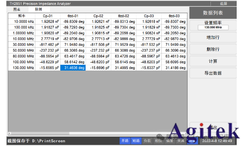 同惠LCR測試儀TH2851晶振分析應用(圖5)