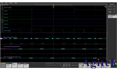 泰克示波器MSO58識別建立和保持時間違規(圖7)