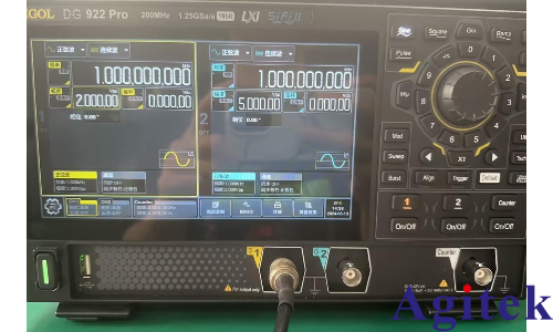 如何使用信號發生器產生正弦波并用數字示波器進行測量(圖1)