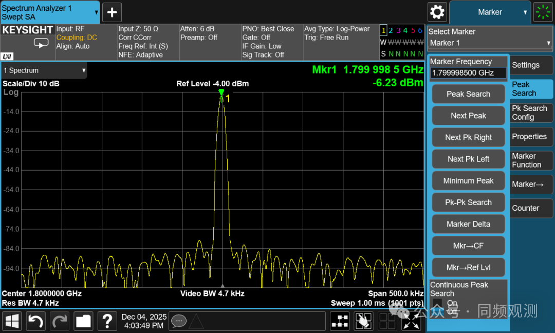 相位噪聲測不準?跡線總是抖動?附詳細設置步驟!(圖6)