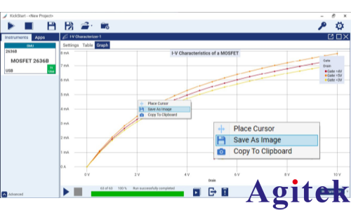 使用KickStart軟件對MOSFET進行脈沖I-V特性表征(圖16)