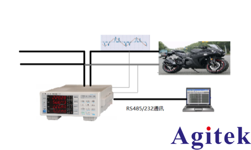 青智的8720電參數測試儀摩托車點火性能測試(圖2)