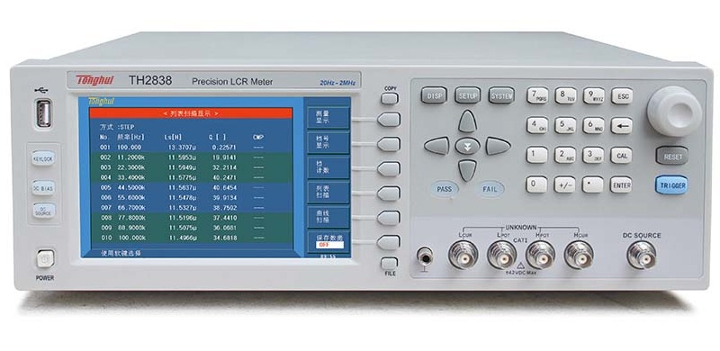 同惠TH2838系列精密LCR數字電橋