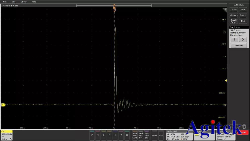 泰克示波器4/5/6MSO系列使用FastFrame分段存儲(圖5)