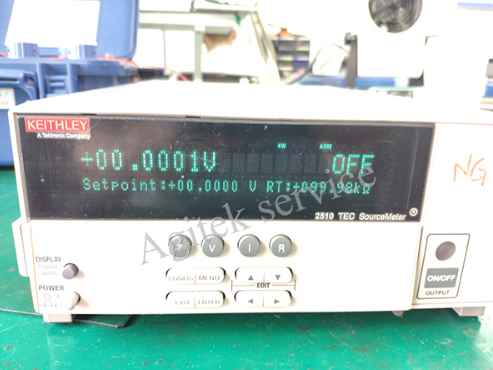 Agitek吉時利源表維修案例-Keithley2510誤差大維修
