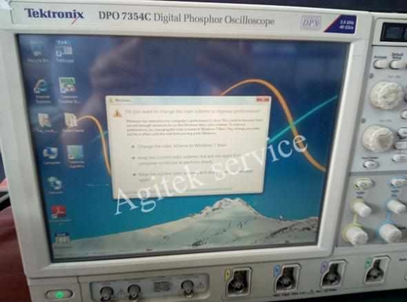 泰克DPO7354C示波器開機異常維修案例 Agitek泰克示波器維修案例—泰克DPO7354C開機異常維修(圖1)