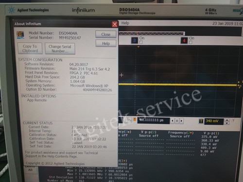 Agitek示波器維修案例——是德DSO9404A觸摸屏無法使用維修(圖2)