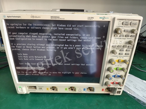 Agitek示波器維修—是德示波器MSO9254A自動關機維修