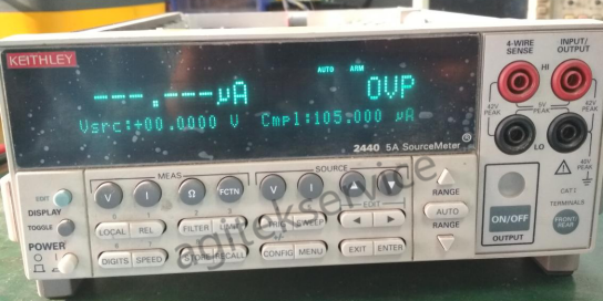 Agitek吉時利源表維修案例-KEITHLEY2440無輸出維修(圖1)