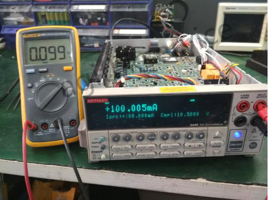 Agitek吉時利源表維修案例-KEITHLEY2440無輸出維修(圖6)