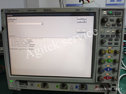 Agitek示波器維修案例——是德科技MSO9104A開機異常維修(圖4)