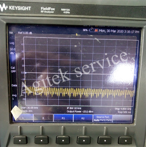 是德N9913A頻譜分析儀維修案例——Agitek分享