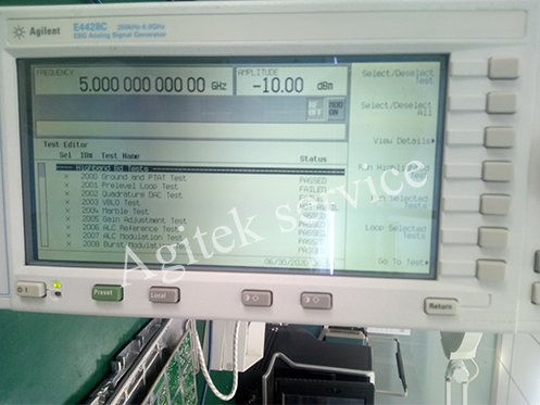 南京某院校安捷倫E4428C信號(hào)發(fā)生器維修案例——Agitek分享(圖1)