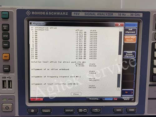 R&S頻譜儀維修FSV30、FSV13——Agitek維修案例分享(圖1)