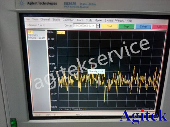 西安某高校安捷倫E8362B網絡分析儀維修——鎖相失敗維修(圖1)