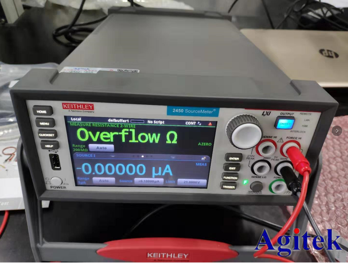 安泰測試吉時利源表2450租賃實例分享