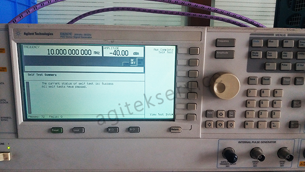 Agitek維修武漢某高校是德科技E8267C信號(hào)發(fā)生器案例分享(圖5)