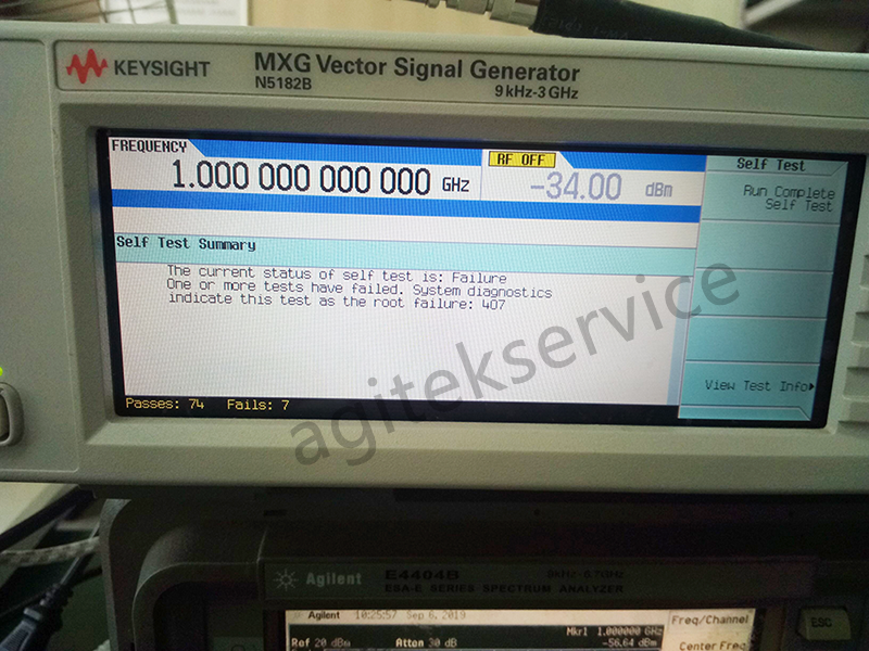 Agitek維修吉林某企業是德科技信號發生器N5182B案例分享(圖1)
