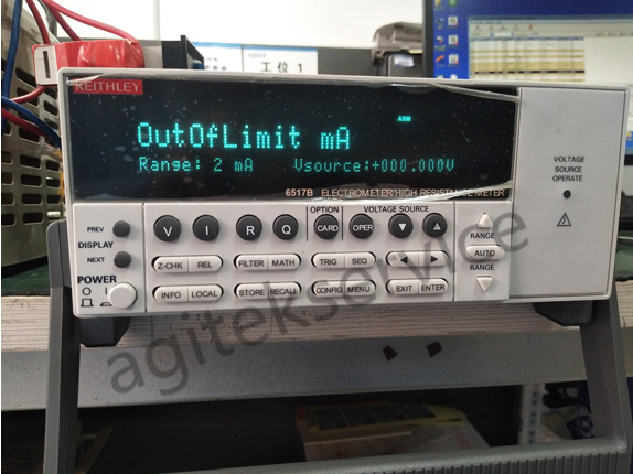 吉時(shí)利維修——Agitek吉時(shí)利靜電計(jì)6517B維修案例分享(圖1)