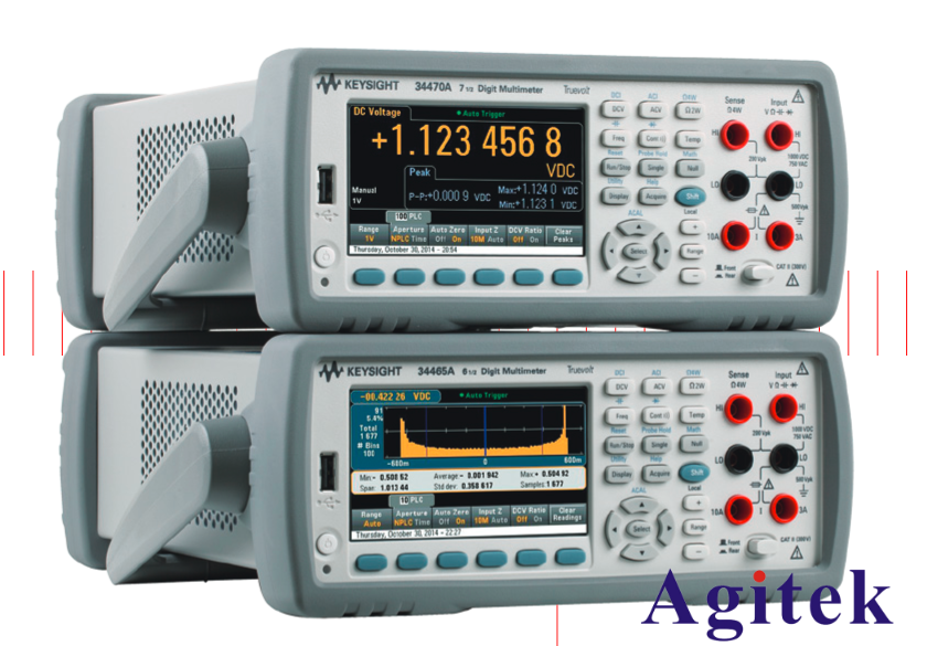 是德34461A、34465A臺式萬用表使用技術資料