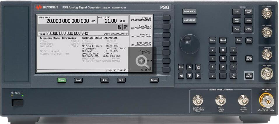 安捷倫信號發生器E8257D無法開機檢修過程