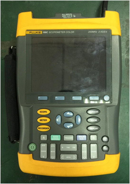 北京某科技公司Fluke示波表維修案例(圖1)
