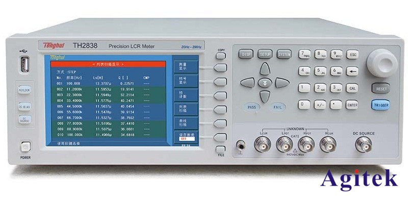 LCR表是什么儀器？TH2838,TH2838H,TH2838A精密LCR數字電