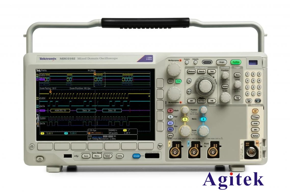 了解泰克示波器-從泰克示波器面板開始(圖1)