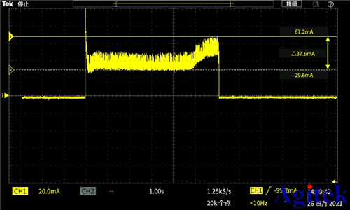 泰克示波器在電動后視鏡轉(zhuǎn)向電流測試的應用(圖5)