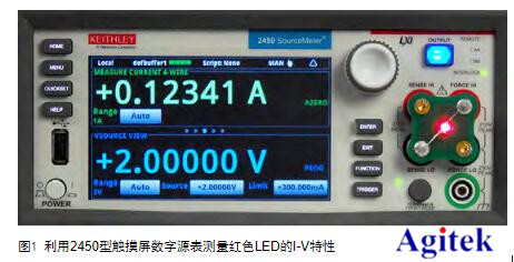 吉時利源表2450在I-V二極管特性分析的應用