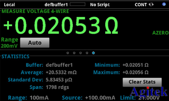 吉時利源表2460進行低阻器件測量步驟(圖3)