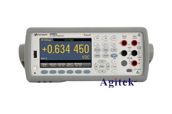 使用是德數(shù)字多用表34460A測電阻的連接方法